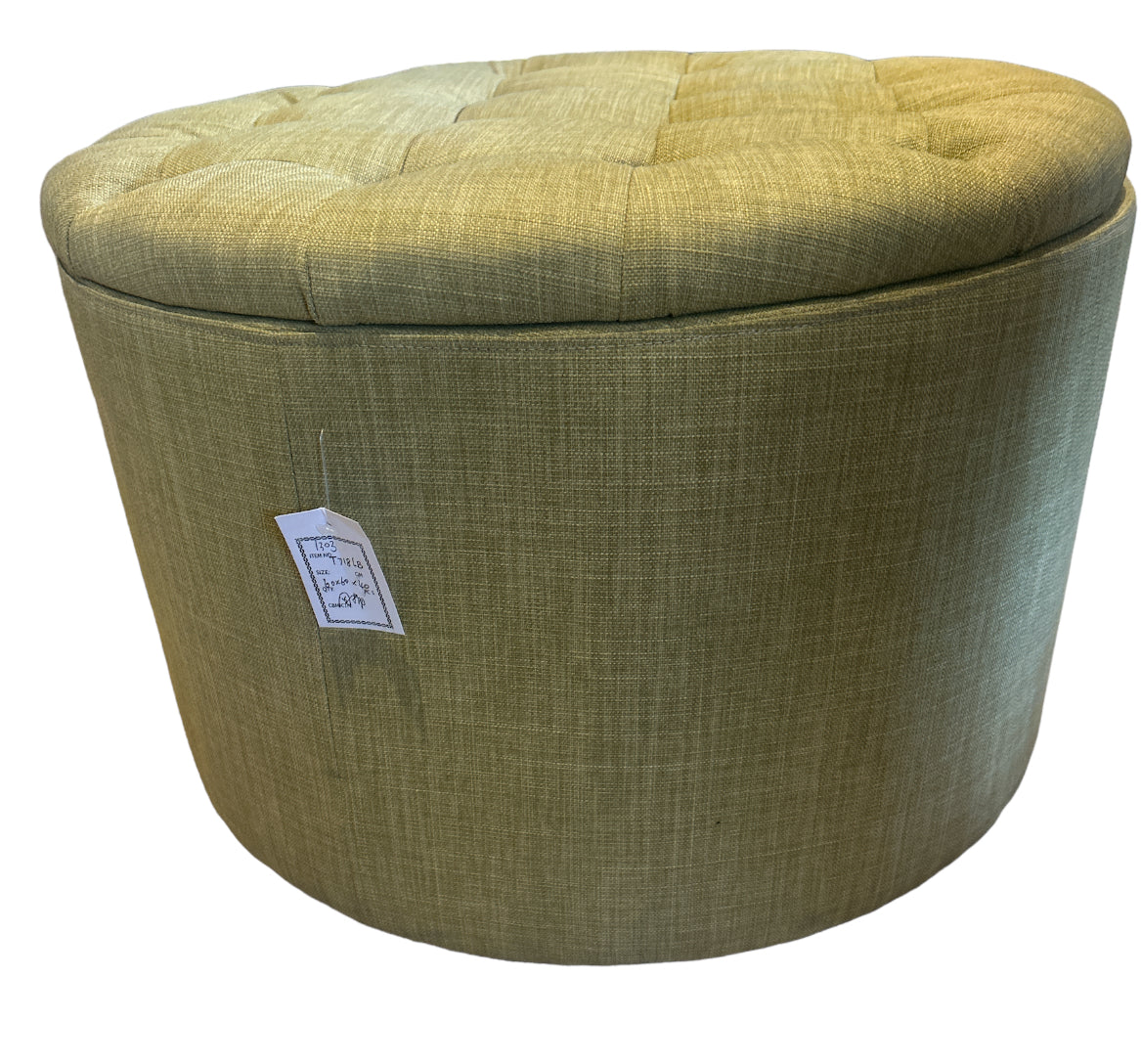 POUF ROTONDO CON SCOMPARTIMENTO