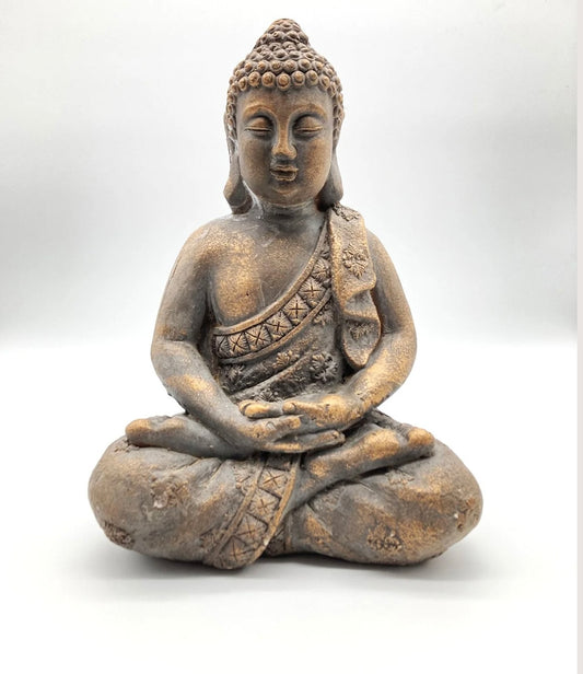 OGGETTO DECORATIVO SITTING BUDDHA GOLDEN AGE